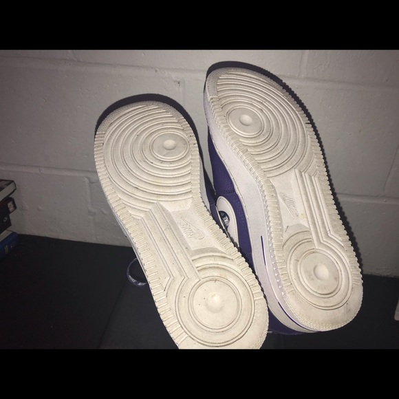 Nike Air Force 1 Low NBA Court purple Size 9.5 - Picture 5 of 5